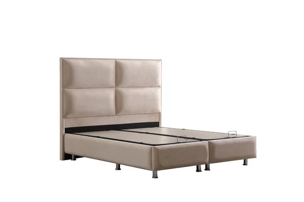 Lit coffre sidney velours