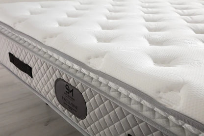 Matelas ressorts ensachés exclusive 32cm - Surmatelas intégré