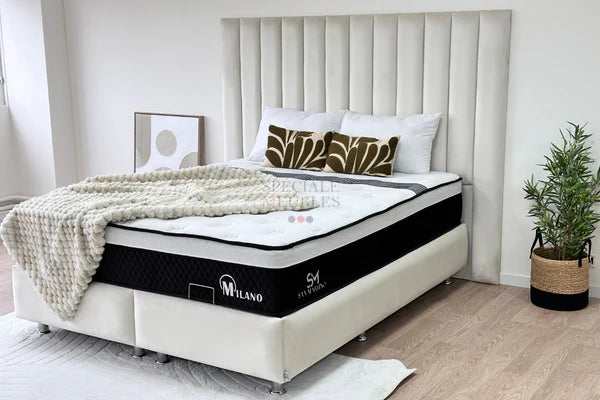 Lit coffre athena velours