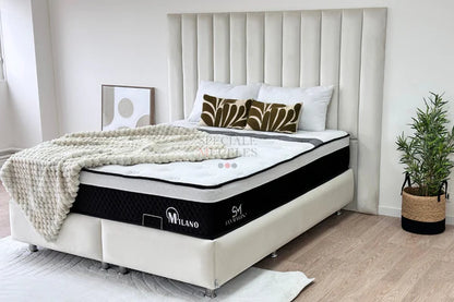 Lit coffre athena velours