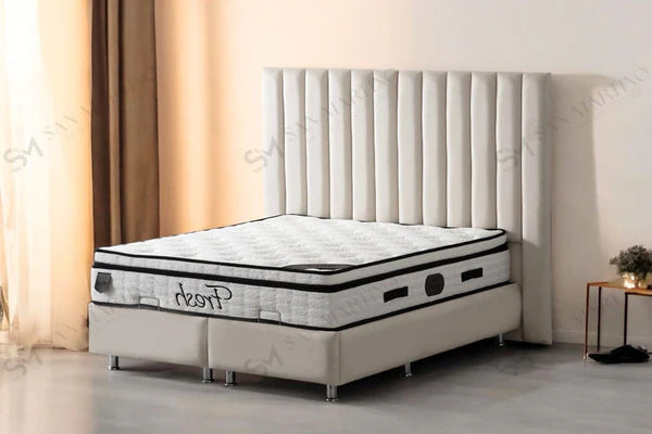 Lit coffre athena velours