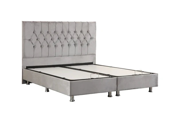 Lit coffre hugo velours