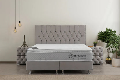 Lit coffre hugo velours