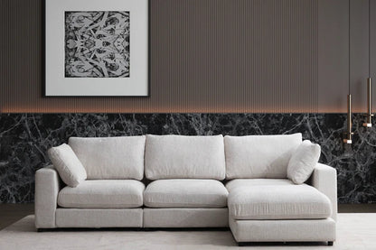 Canapé modulable julia chenille - 3+1