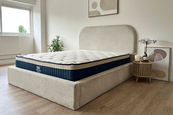 Cadre de lit jade chenille