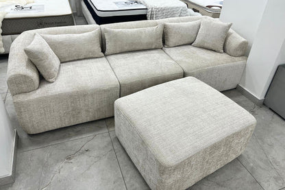 Canapé modulable mila - tissus marbella 3+1