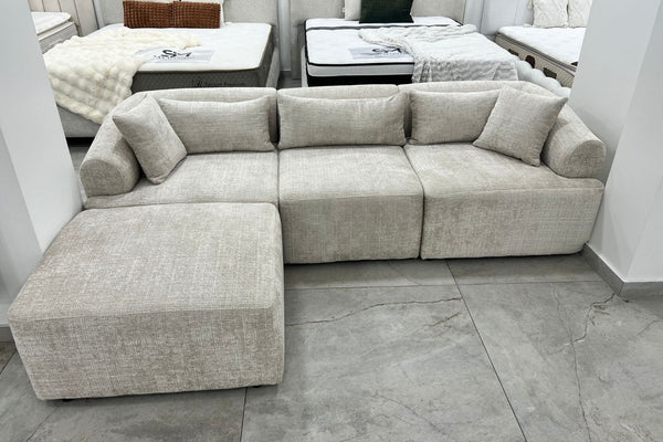 Canapé modulable mila - tissus marbella 3+1