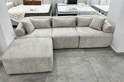 Canapé modulable mila - tissus marbella 3+1