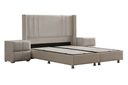 Lit coffre alma velours