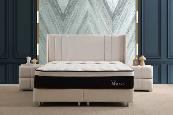 Lit coffre alma velours