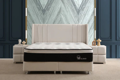 Lit coffre alma velours