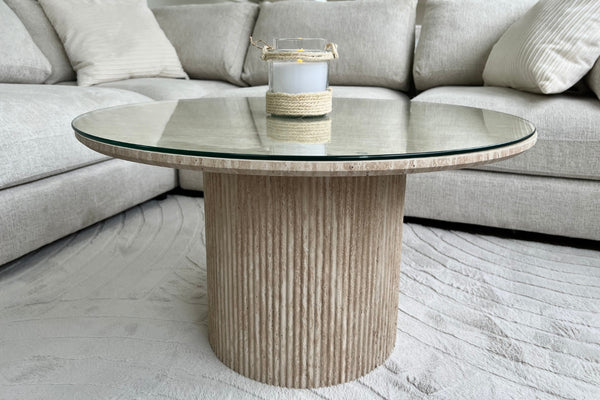Table basse lisa beige