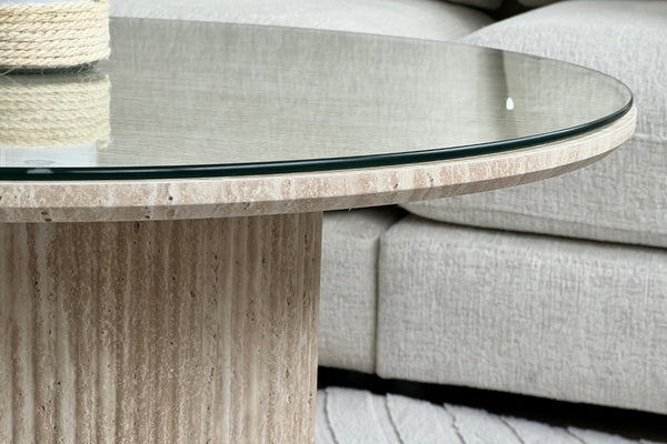 Table basse lisa beige