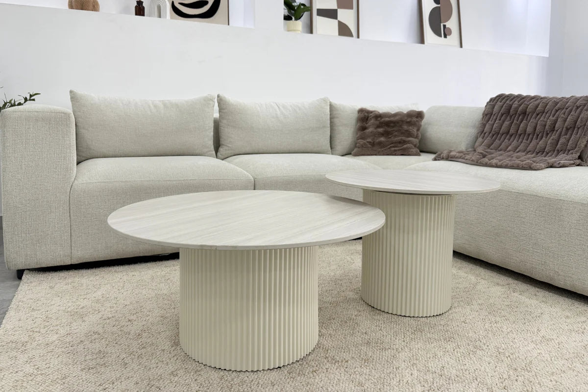 Table basse minali blanc