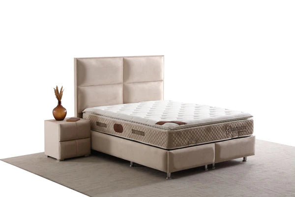 Lit coffre sidney velours