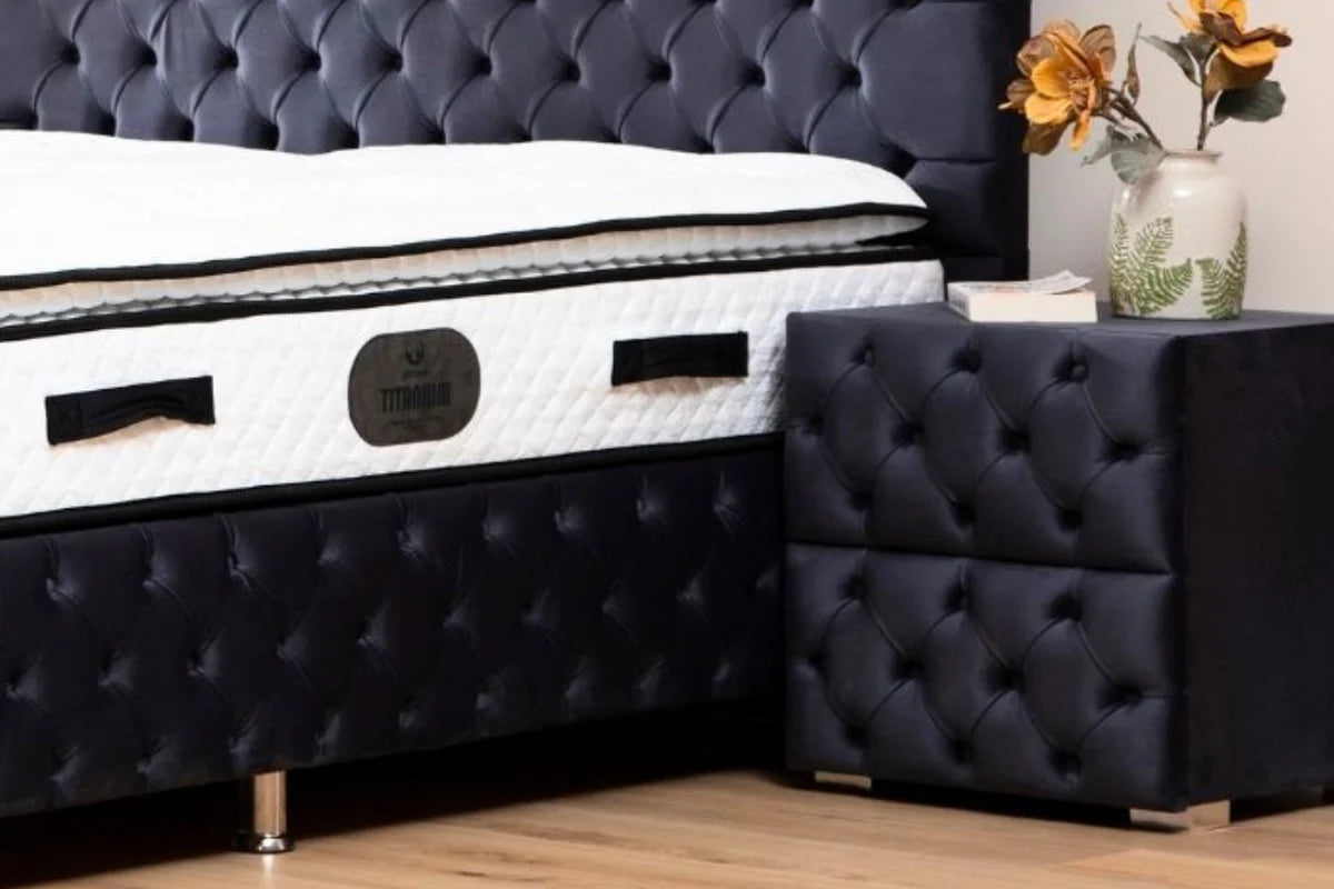 Chevet capitonné velours