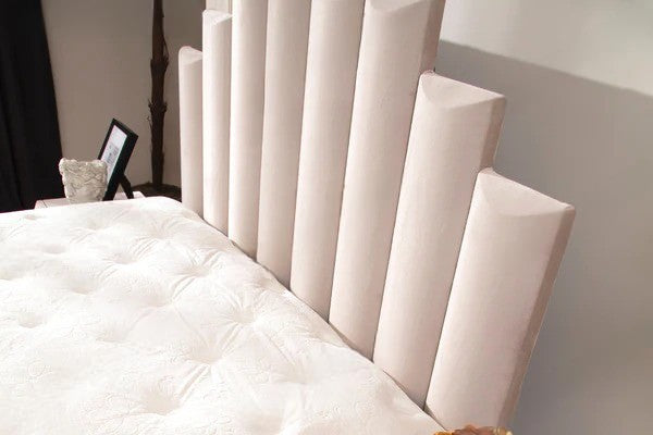 Lit coffre natura velours