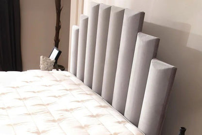 Lit coffre natura velours