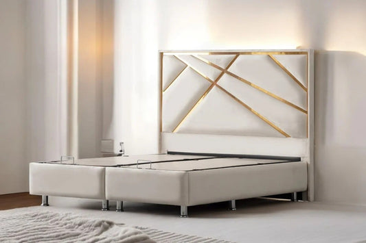 Lit coffre parma velours