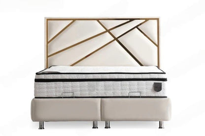 Lit coffre parma velours