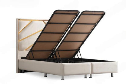 Lit coffre parma velours