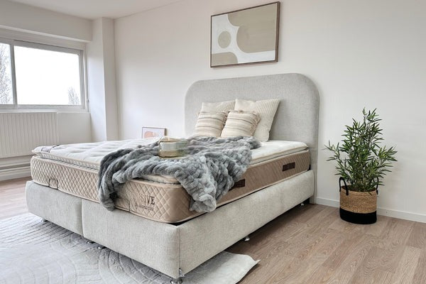 Lit coffre jade chenille