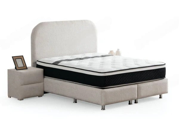 Lit coffre jade chenille