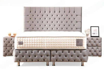 Lit coffre lagos velours