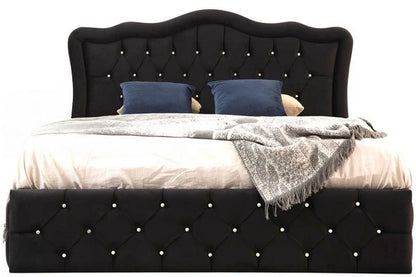 Cadre de lit venise velours strass