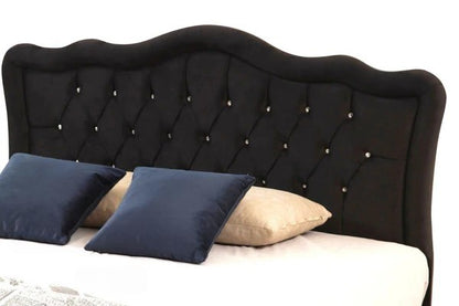 Cadre de lit venise velours strass