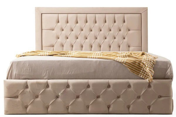 Cadre de lit roma velours