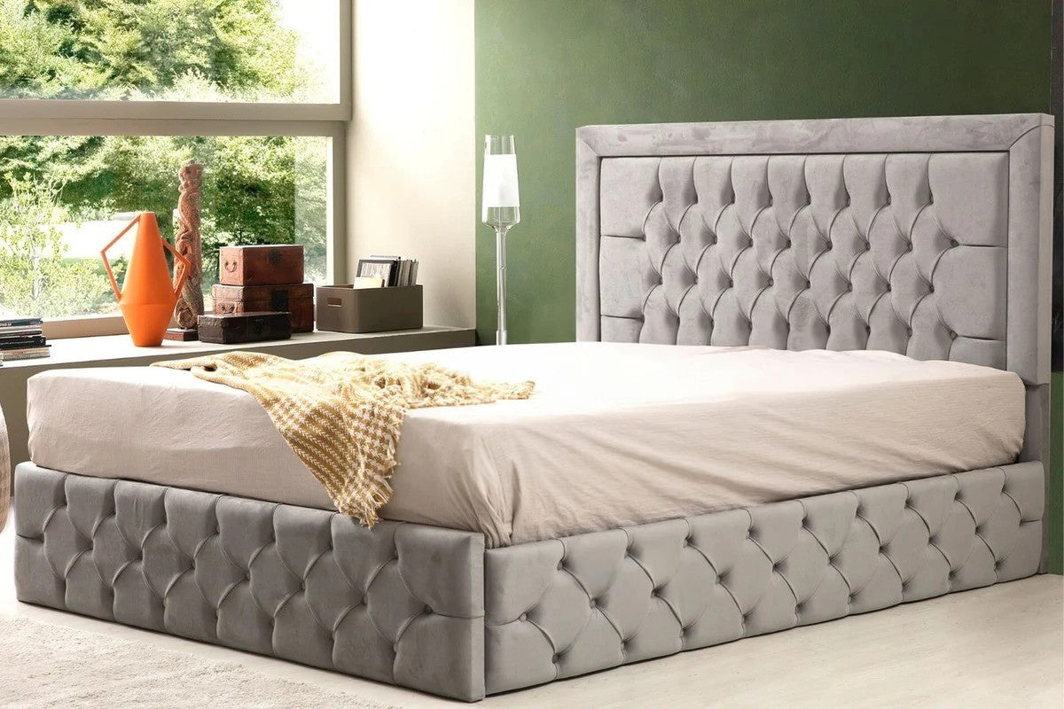 Cadre de lit roma velours