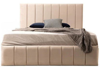 Cadre de lit polo velours