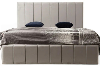 Cadre de lit polo velours