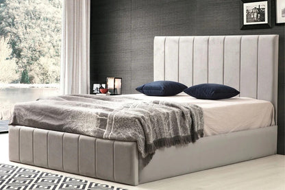 Cadre de lit polo velours