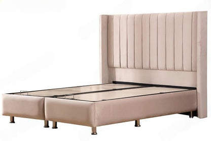 Lit coffre tokyo velours