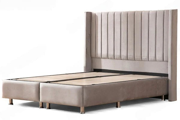 Lit coffre tokyo velours