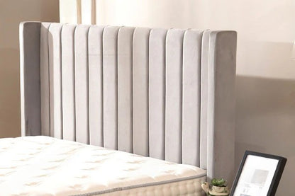 Lit coffre tokyo velours